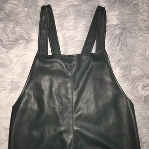 🦚 Zara Leather Overalls 🦚